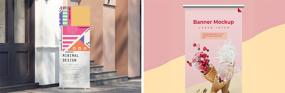 Roll up posters: visibilità immediata per il tuo brand